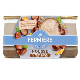 LA FERMIERE Mousse de crema de castañas 2 x 100 g