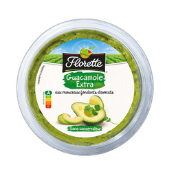 FLORETTE Guacamole extra con trozos fundentes de aguacate 175 g