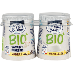 LE PETIT BASQUE Iogurte de ovelha baunilha BIO 2x125g