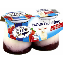 LE PETIT BASQUE Sheep Milk Yogurt with Red Fruit Bed 2 x 125 g