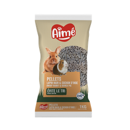 AIME Nutri'balance croquettes lapin nain et cochon d'inde, 1k