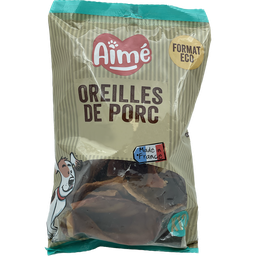 AIME Orelhas de Porco para Cão Adulto, saco de 12 unidades