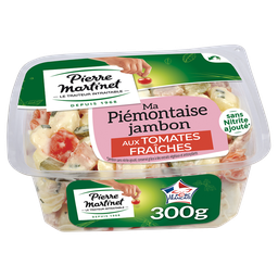 MARTINET Piémontaise jambon aux tomates fraîches 300g