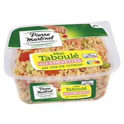 MARTINET Pierre Mon taboulé aux crevettes au jus de citron 250 g
