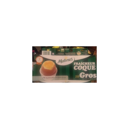MATINES 10 Oeufs Djp Coq. Gros 10 pcs