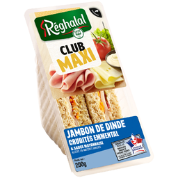 REGHALAL Maxi Turkey and Emmental Sandwich 200 g