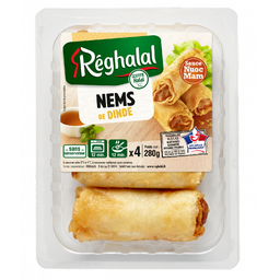 REGHALAL Turkey Spring Rolls with Nuoc Mam Sauce 280 g