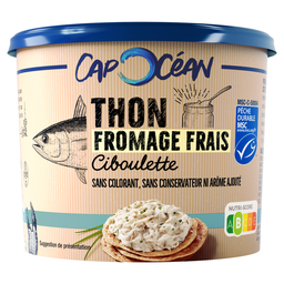 CAP OCEAN Rillettes de Thon au Fromage Frais et Ciboulette CAP OCEAN