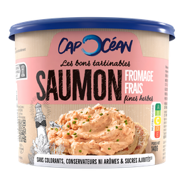 CAP OCEAN Tartinable Saumon Fromage Frais Fines Herbes CAP OCEAN