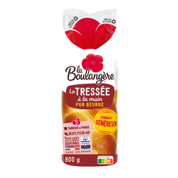 LA BOULANGERE Brioche La Tressée pura mantequilla 800 g