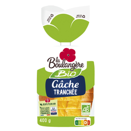 LA BOULANGERE Gâche Bio en rebanadas 400 g