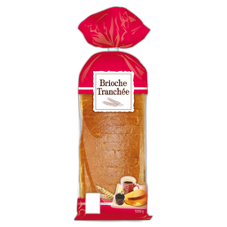 AUCHAN Brioche tranchée 500g