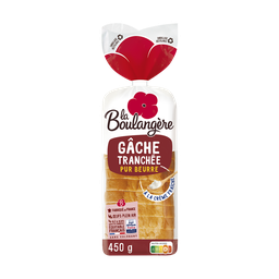 LA BOULANGERE Gâche Rebanada Pura Mantequilla 450 g