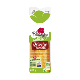 LA BOULANGERE Brioche en rebanadas BIO 400 g
