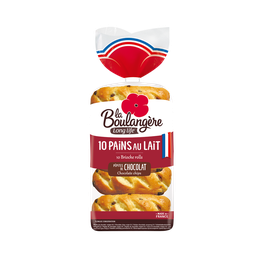 LA BOULANGERE Panecillos de leche con pepitas de chocolate 350 g