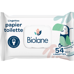 BIOLANE Lingettes bébé Papier Toilette Hypoallergéniques Peaux Sensibles