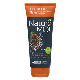 NATURE MOI Gel douche homme 3 en 1 pin 200 ml