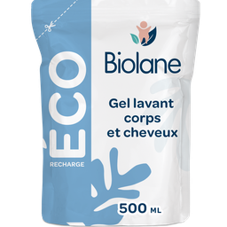 BIOLANE Eco-recharge gel corps et cheveux 500 ml