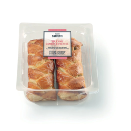 MAISON SAPRESTI Tresse jambon fromage la barquette de 2