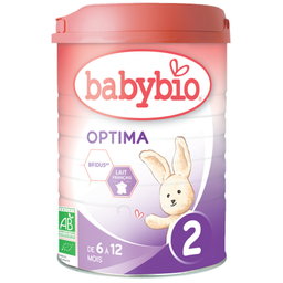 BABYBIO Optima 2 6-12 meses 900 g