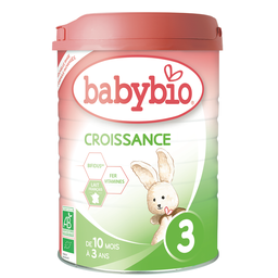 BABYBIO Leite de crescimento em pó a partir de 10 meses 900 g