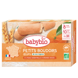 BABYBIO Bolachas com óleo essencial de laranja doce bio 120 g
