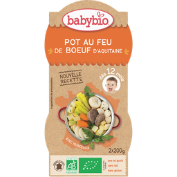 BABYBIO Taça Pot-au-feu de vitela da Aquitânia 2 x 200 g