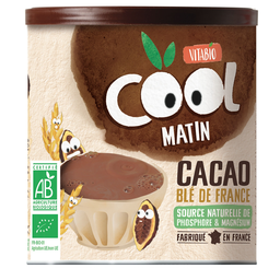 VITABIO Préparation en poudre cacao cool matin bio 500 g