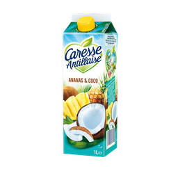 CARESSE ANTILLAISE Jus d'ananas et coco 1l