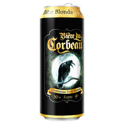 CORBEAU Bière Blonde Forte 9%