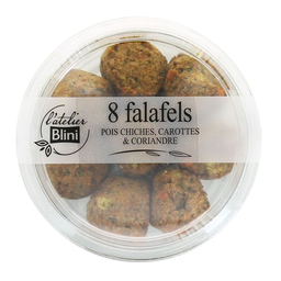 L'ATELIER BLINI Chickpea Carrot Coriander Falafels 125 g