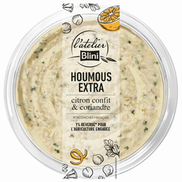ATELIER BLINI Houmous Extra Citron Confit Coriandre ATELIER BLINI