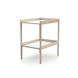 WEBABY Changing Table 1 Shelf Raw Beech la table