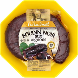 LE PERE BENOIT Boudin Noir au Oignons LE PERE BENOIT — la barquette de 600g