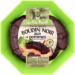 LE PERE BENOIT Boudin Noir aux Pommes LE PERE BENOIT — la barquette de 600g