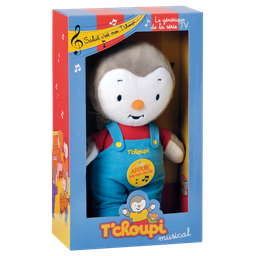 JEMINI T'choupi Peluche Tchoupi Musical +/- 20cm