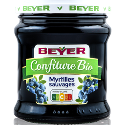 BEYER Compota extra de mirtilos selvagens bio 370 g