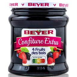 BEYER Compota extra de 4 frutos do bosque 370 g