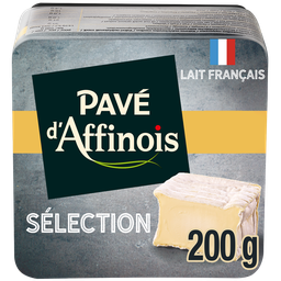 PAVE D AFFINOIS Fromage pasteurisé PAVE D'AFFINOIS, 30%mg, 200g