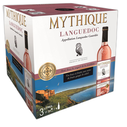 MYTHIQUE Vino del Languedoc rosado BIB 3 L