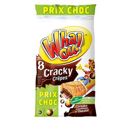 WHAOU Crepes Cereais Recheio Chocolate 256 g