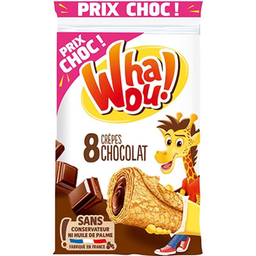 WHAOU Crepes recheados com chocolate 256 g