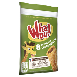 WHAOU Crepes sabor chocolate-avelã 256 g
