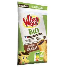 WHAOU Crepes recheadas com chocolate bio 6 x 32 g
