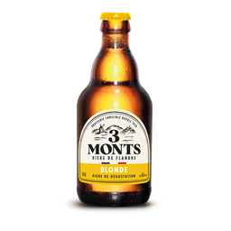 3 MONTS Bière blonde des Flandres 8,5% 33 cl