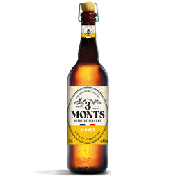 3 MONTS Bière Strong Ale, Blonde 8.5% vol 75 cl