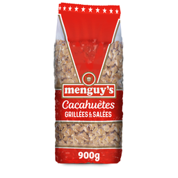 MENGUY'S Cacahuètes grillées et salées Le sachet de 900g