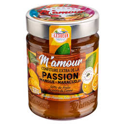 M'AMOUR Confiture extra passion mango passion 325 g
