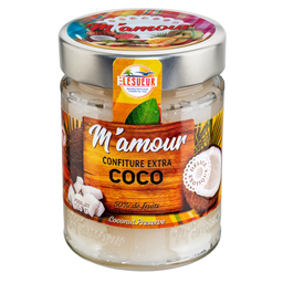 M'AMOUR Confiture de coco 50% de fruits en 325 g