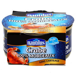 NAUTILUS Caranguejo 100% Pedaços 103 g